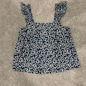 NWOT J Crew factory cropped summer sleeveless top